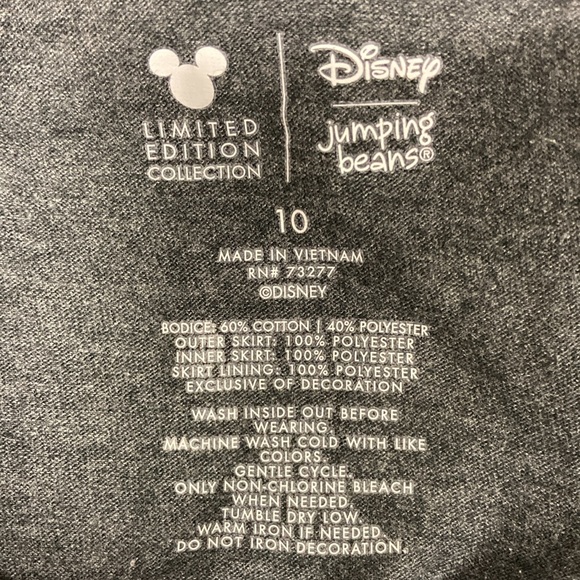 Disney jumping beans limited edition flip sequin Minnie Mouse tulle dress 10 - Picture 7 of 8